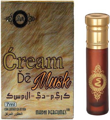 MADNI PERFUMES Cream De Musk Exclusive Series Concentrated Attar / Ittar Herbal Attar