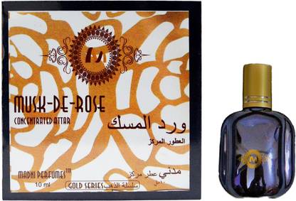 MADNI PERFUMES Musk De Rose Gold Series Concentrated Attar / Ittar Floral Attar