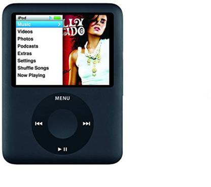 SHRIH Black Portable MP4 Player with Mic 16 GB MP3 Player