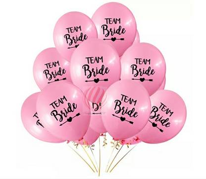 PartyballoonsHK Printed HEN party - Team Bride Balloon