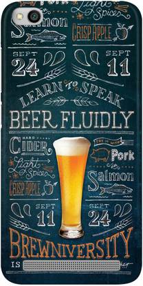 Highbrow Back Cover for Mi Redmi 5A