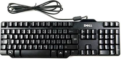 DELL SK-8115 Wired USB Standard Desktop Keyboard Compatible with Desktop, Laptop, Mac