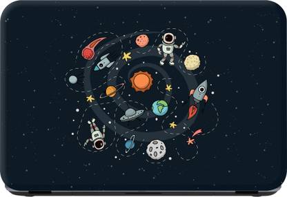 Flipkart SmartBuy orbit Premium LG Vinyl (matte) Reusable Laptop Skin Compatible for 15.6 inch