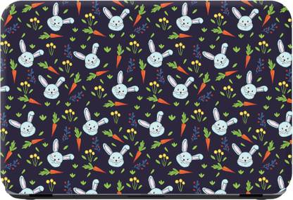 Flipkart SmartBuy rabbit with carrot 01 Premium LG Vinyl (matte) Reusable Laptop Skin Compatible for 14.1 inch