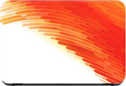 Flipkart SmartBuy red lines Premium LG Vinyl (matte) Reusable Laptop Skin Compatible for 13.3 inch
