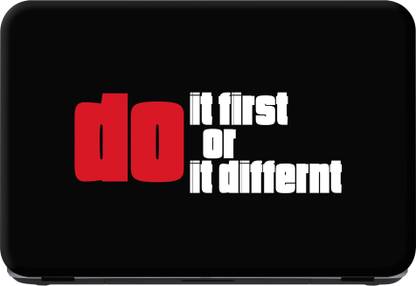 Flipkart SmartBuy Do it First Premium LG Vinyl (matte) Laptop Decal 15.6