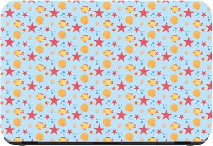 Flipkart SmartBuy ashy coral reef Premium LG Vinyl (matte) Reusable Laptop Skin Compatible for 14.1 inch