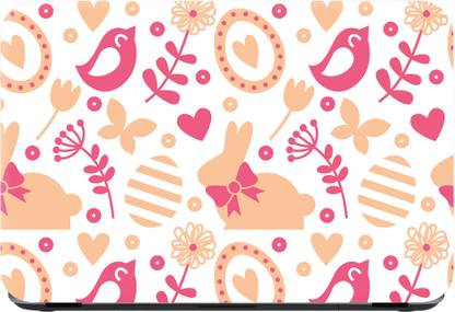 Flipkart SmartBuy rabbit sketch Premium LG Vinyl (matte) Reusable Laptop Skin Compatible for 14.1 inch