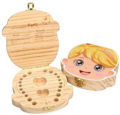 Baomabao toy Baomabao Tooth Box For Baby Teeth Save Wood Storage Box For Kids Boy Girl A
