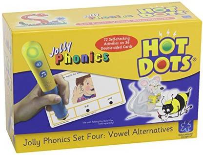 Generic Learning Resources Hot Dots Jolly Phonics Vowel Alternatives