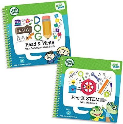 LeapFrog Leapstart Level 2 Pre-Kindergarten Activity Book Bundle With Read And Write, Pre-K Stem