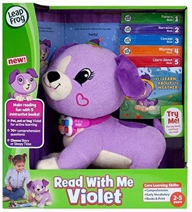 LeapFrog My Pal Violet Purple Learning Puppy Dog Read With Me Musical Toy