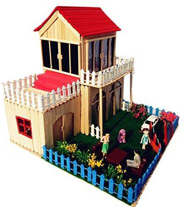 Generic Ice Cream Sticks Children Diy Hand-Made House Material Creative Model