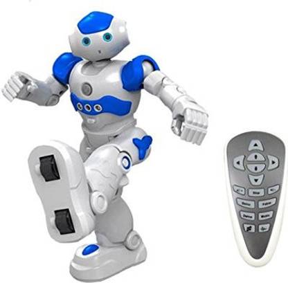 Inverlee Flytec Fq4005 Obstacle Avoidance Sing&Dance Gesture Control Intelligent Rc Robot (Blue)