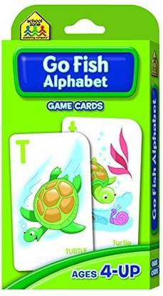 School Zone Go Fish Game Cards [Set Of 3]