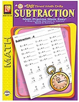 MotivationUSA Easy Timed Math Drills Subtraction