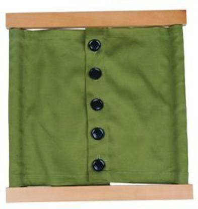 FAC Montessori Buttoning Frame With Large Buttons Dressing Frame
