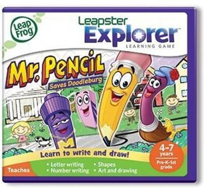 LeapFrog Mr Pencil Leapster Explorer Learning Game By Enterprises