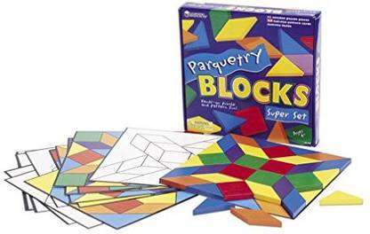 Generic Learning Resources Parquetry Blocks &Amp; 20 Pattern Cards