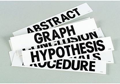 Generic Trend Enterprises Inc. Science Title Cards 9/Pk 9 X 1-1/2 (Set Of 50)