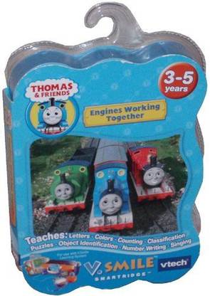 Generic Vtech V.Smile Thomas And Friends Series Smartridge - Engines Working Together That Teaches Letters, Colors, Counting, Classifica