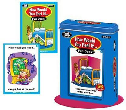 Generic How Would You Feel If... Fun Deck Cards - Super Duper Educational Learning Toy For Kids