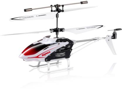 Miss & Chief Speed Helicopter 3 Channel Infrared Remote Control with Gyroscope n LED Lights for Indoor White