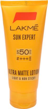 Lakmé Sunscreen - SPF 50 PA+++ Sun Expert Ultra Matte Lotion