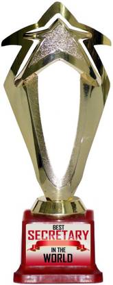 TheFlauntStore BEST SECRETARY IN THE WORLD 01 Trophy