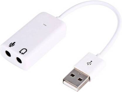 spincart 7.1 Channel USB External Sound Card Audio Adapter With Mic AD-815 Sound Card