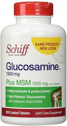 Schiff Glucosamine 1500mg Plus MSM