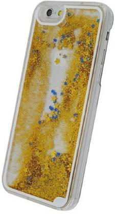 Cubern Back Cover for Glitter Waterfall Iphone 6 Case Sand Quicksand Star Case Crystal Clear Liquid Glitter Sand Quicksand Star Case For Iphone 6 (Yellow)