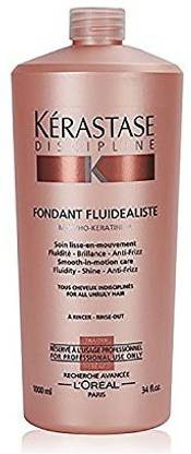 KERASTASE Discipline Fondant Fluidealiste Smooth-In-Motion Care Conditioner For Unisex, 34 Ounce