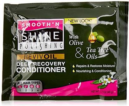 Smooth N Shine Revival Deep Recovery Conditioner, Olive/Tea Tree, 1.7 Ounce