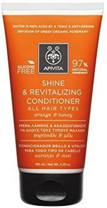 Apivita Shine And Revitalizing Conditioner For All Hair Types With Honey And Orange (New Product, Released In 2017) 150Ml/5.1Oz