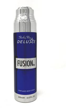 SHIRLEY MAY DELUXE FUSION BLUE (Imported From U.A.E) Deodorant Spray  -  For Men
