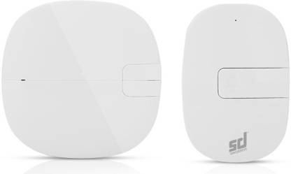 Smiledrive Long Range Wireless Remote Doorbell-Weatherproof Door Bell with 500-ft+ operating range, 50+ chimes, no batteries required for receiver Wireless Door Chime