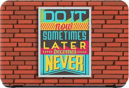 Flipkart SmartBuy motivation 5 Premium LG Vinyl (matte) Reusable Laptop Skin Compatible for 15.6 inch