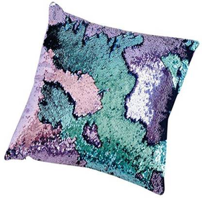 Ankit Polyester Magic Mermaid Sequin Throw Pillow Pack of 1