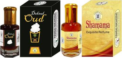 Purandas Ranchhoddas PRS Dehnal-Oud & Shamama 6ml Each Herbal Attar