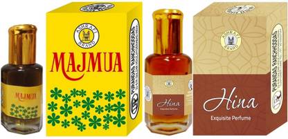 Purandas Ranchhoddas PRS Majmua & Hina 12ml Each Herbal Attar