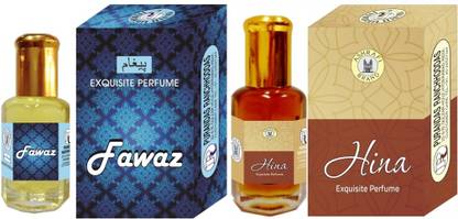 Purandas Ranchhoddas PRS Fawaz & Hina 12ml Each Herbal Attar