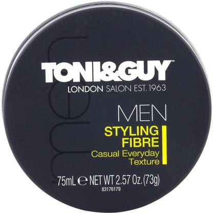 TONI&GUY Men Styling Fibre Casual Everyday Texture 75ml (Made In UK) Hair Clay