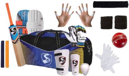 SG Cricket set for Youth - Set of 13 Pcs Cricket Kit Cricket Kit