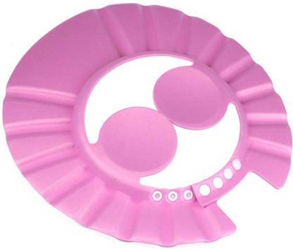 Adfresh Soft- Baby- Kids- Shampoo- Bathing- Hat- Wash- Hair-Pink