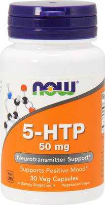 Now Foods 5-HTP, 50 mg, 30 Veg Capsules