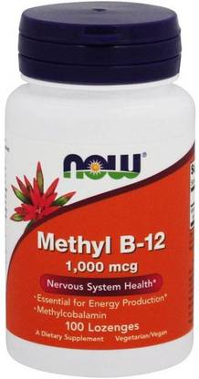 Now Foods Methyl B-12 1000 mcg 100 Lozenges