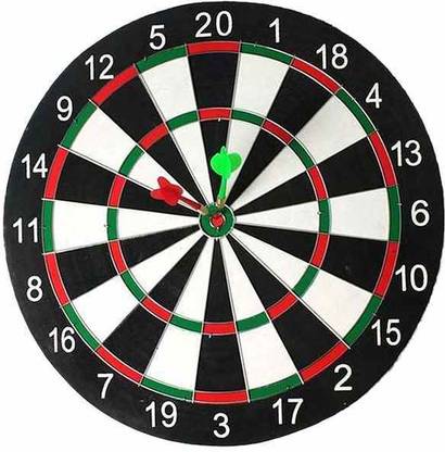FACTO POWER PAPER DART BOARD WITH 6 DARTS Dart Board Game