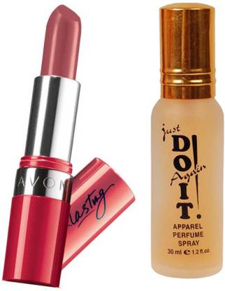 Avon Anew COLOR EXTRALASTING LIPSTICK (3.6 g, TOTALLY TWIG) with one do it perfume 30 ml
