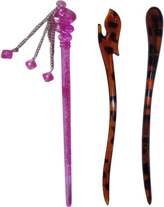 Chanderkash Combo of Multi Color Juda Sticks Bun Stick